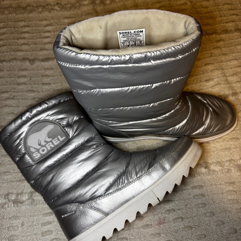 SOREL Joan of Arctic Next Lite Padded Metallic Boots - Picture 11 of 13